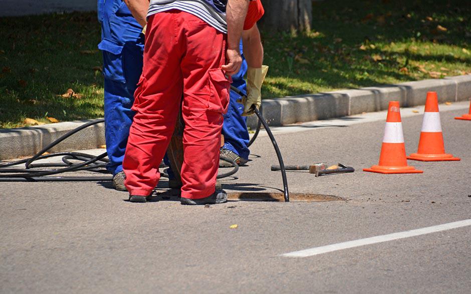 travaux assainissement Marly-la-Ville